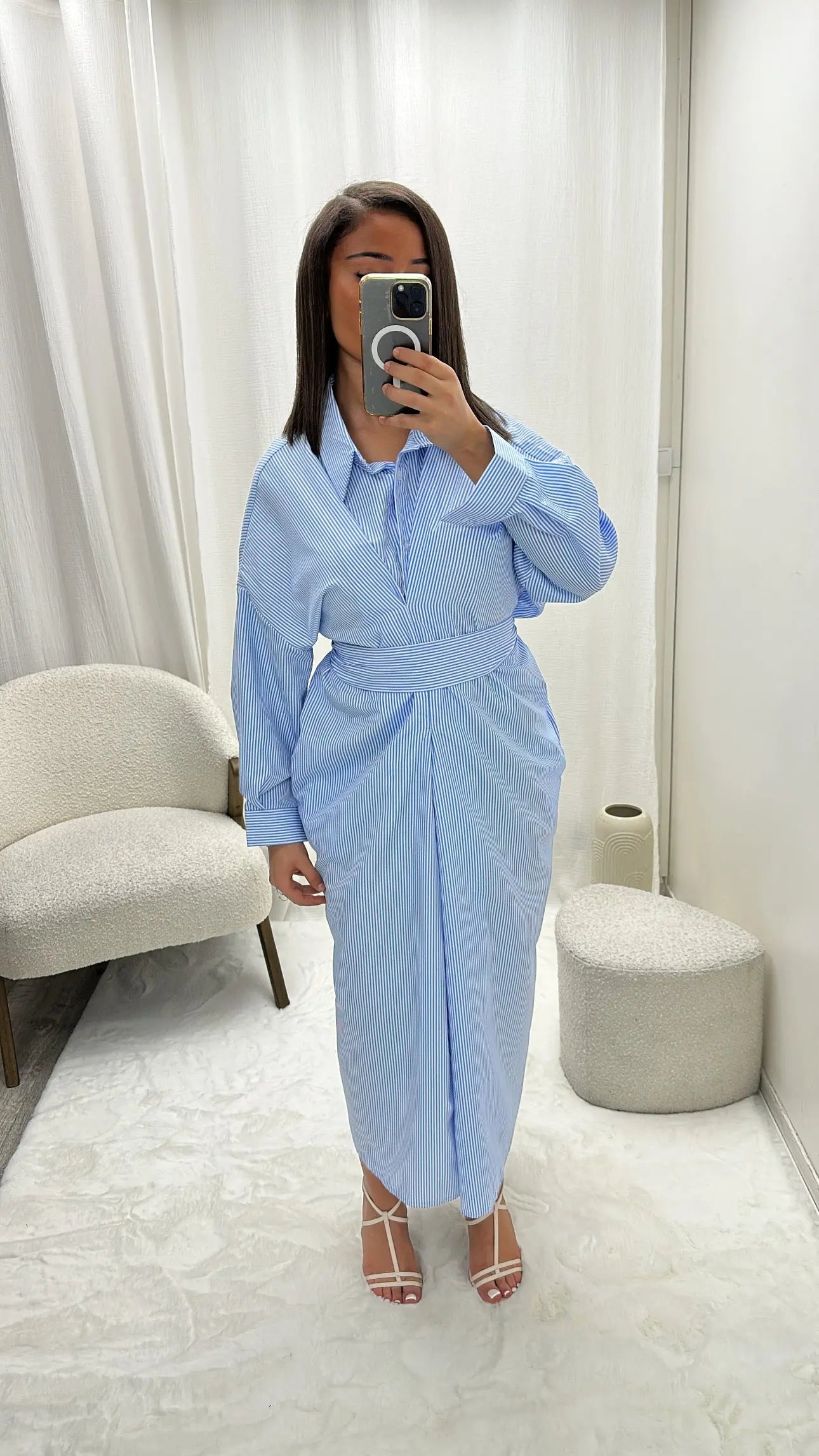 Robe Chemise à Rayures Nikola Miss Chadou