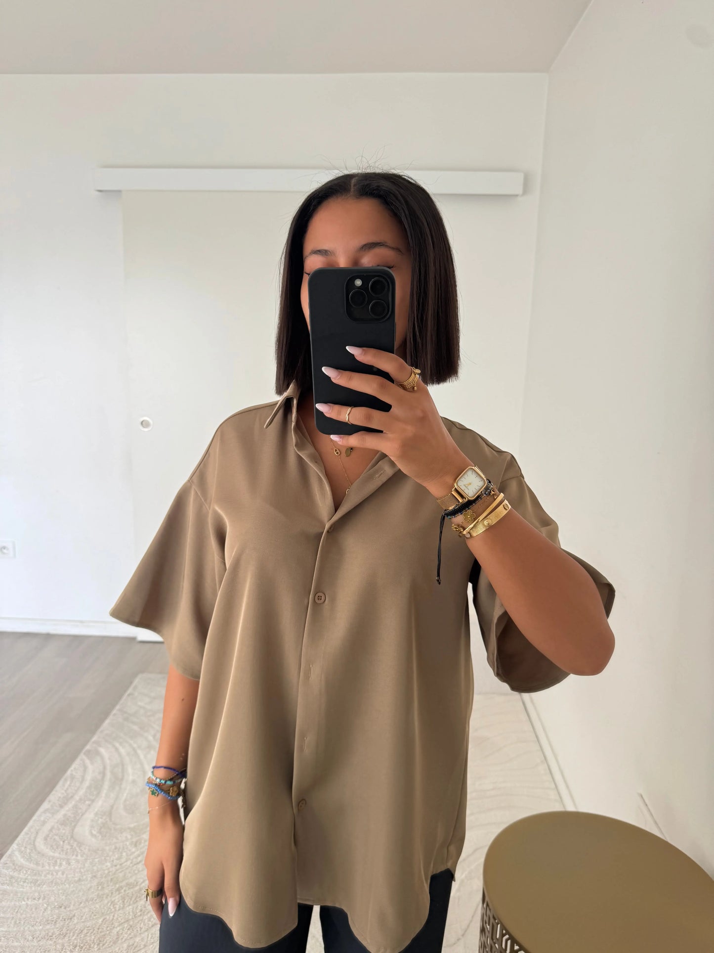 Chemisier oversize en coton Miss Chadou