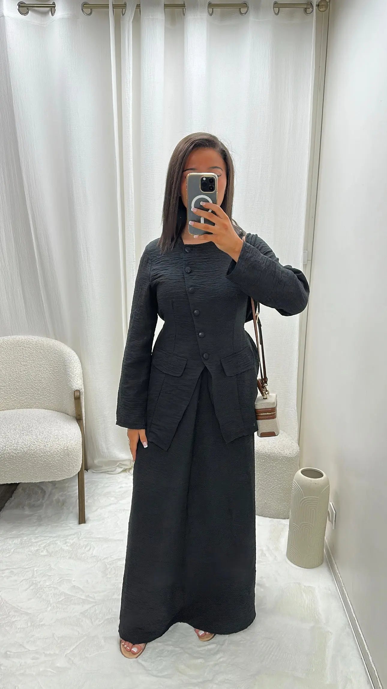 Veste cintrée et jupe longue victoria Miss Chadou