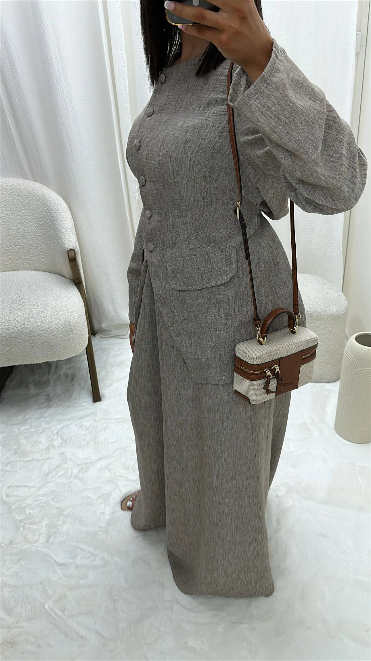 Veste cintrée et jupe longue victoria Miss Chadou