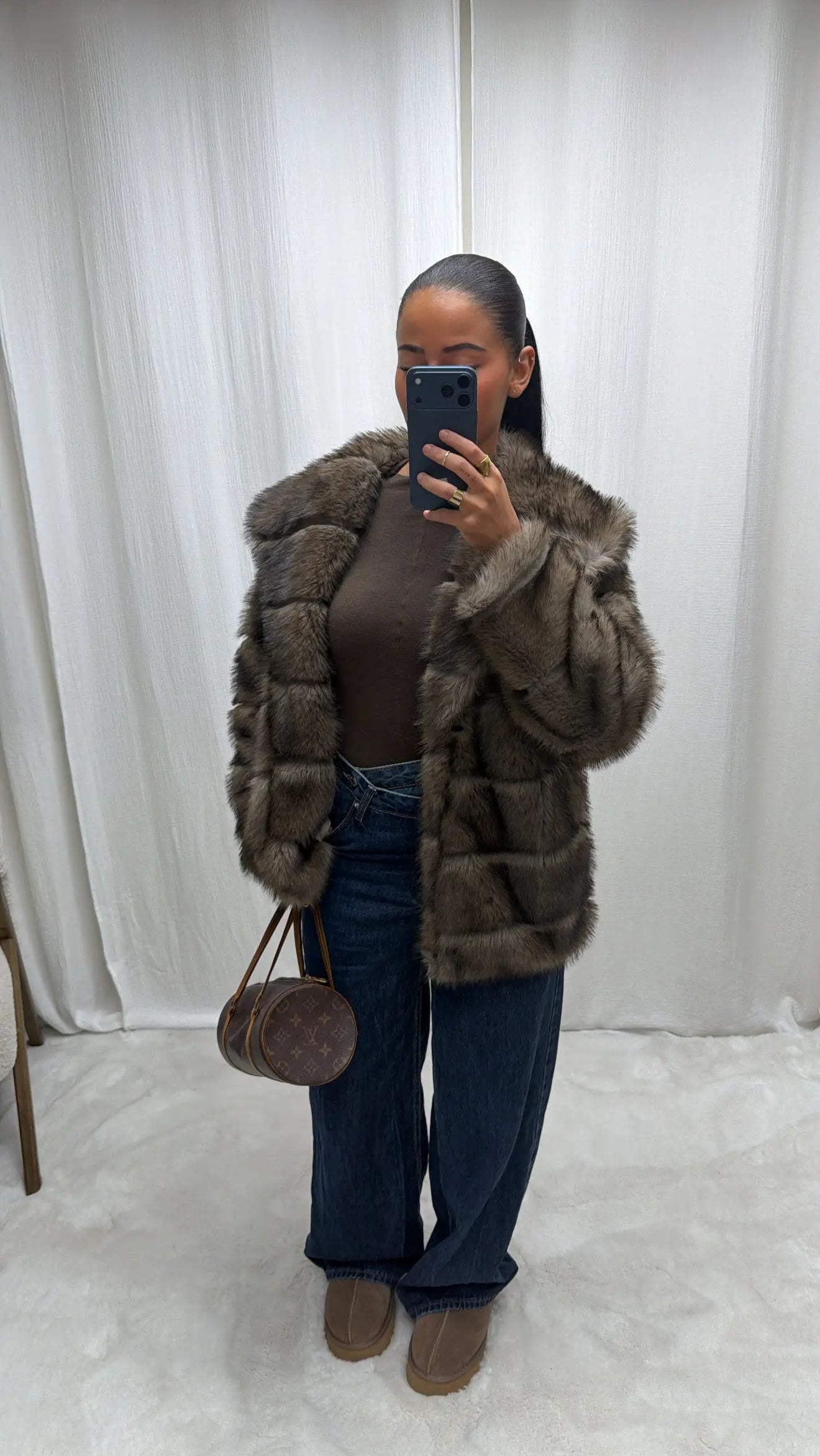 Manteau en Fausse Fourrure Vegan MissChadou