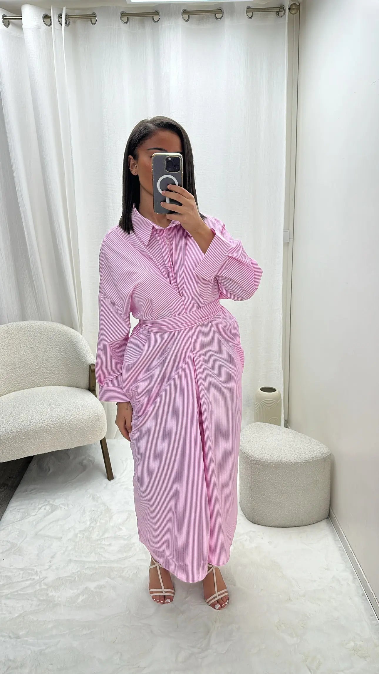 Robe Chemise à Rayures Nikola Miss Chadou