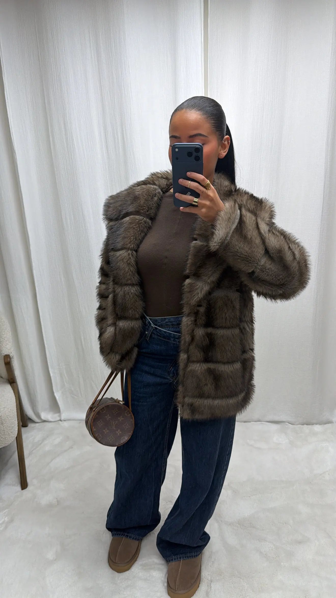 Manteau en Fausse Fourrure Vegan MissChadou