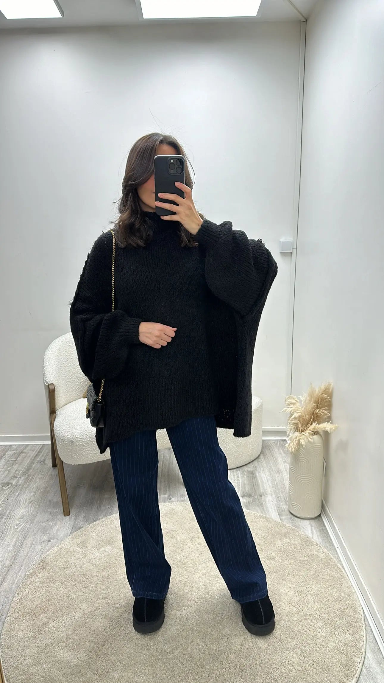 Pull Col Roulé Laine Oversize Aline MissChadou