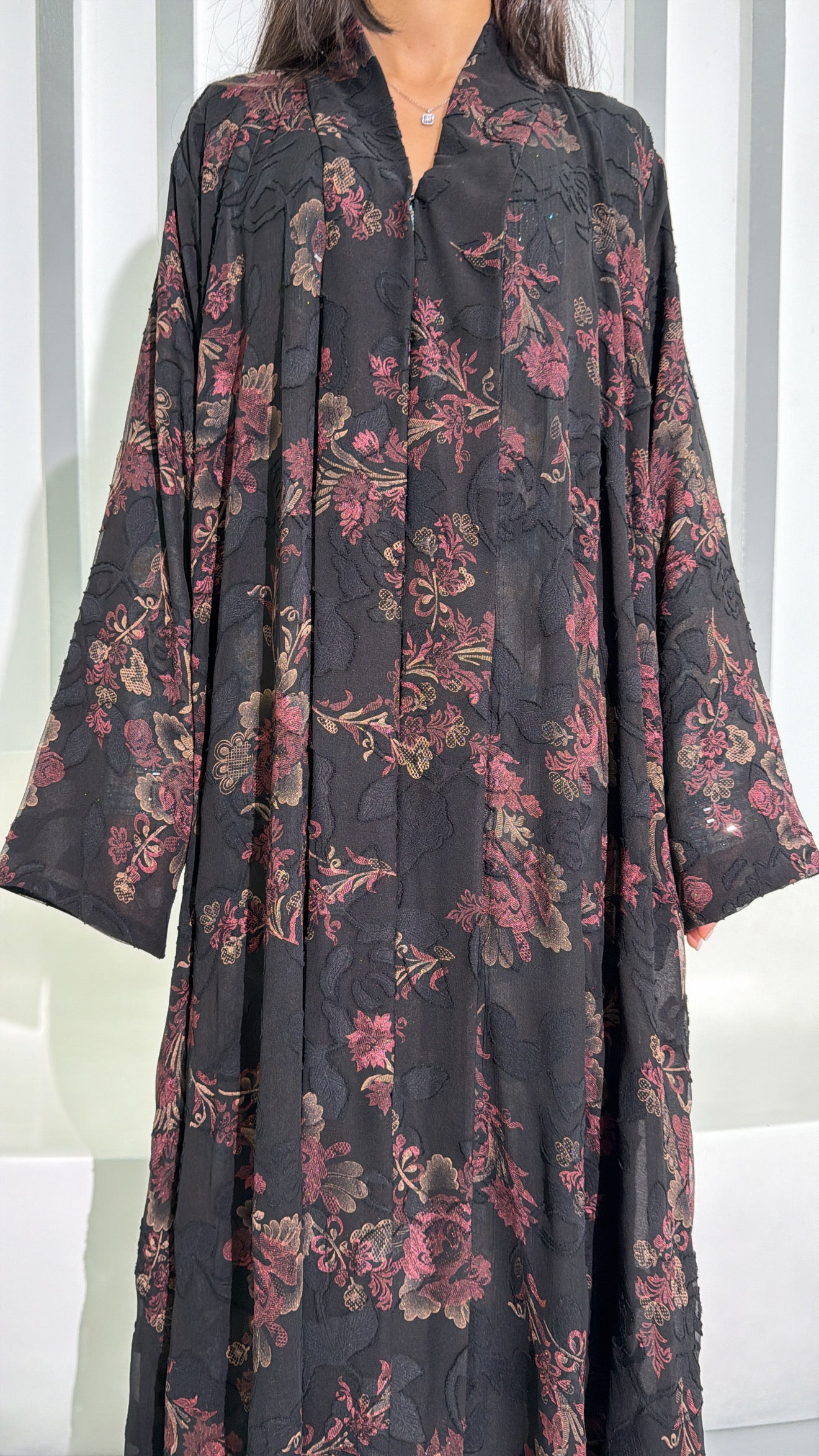 Abaya Dubai Collection Prestige Medinilla Transparente