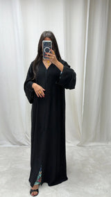 Abaya Shoba Zwart – Nidah Coréen Premie