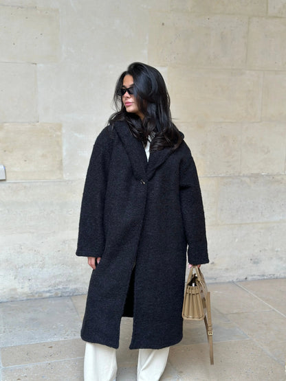 Manteau à Capuche Oversize Cassis MissChadou