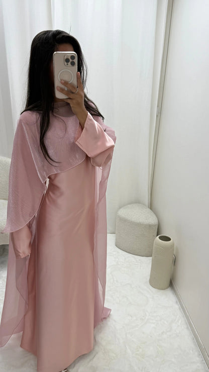 Robe Satinée avec Cape Olivia Miss Chadou