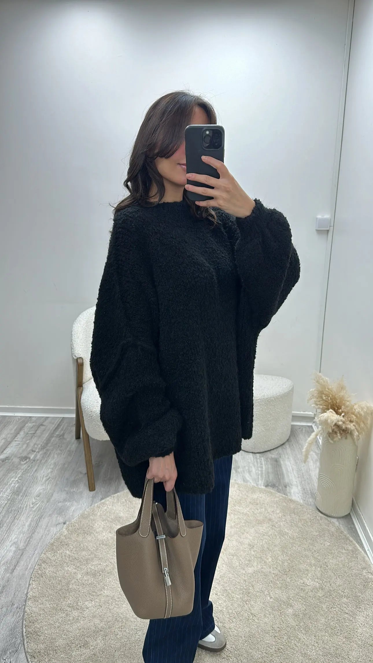 Pull Laine Oversize Camilia MissChadou