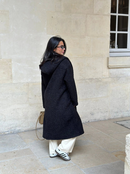 Manteau à Capuche Oversize Cassis MissChadou