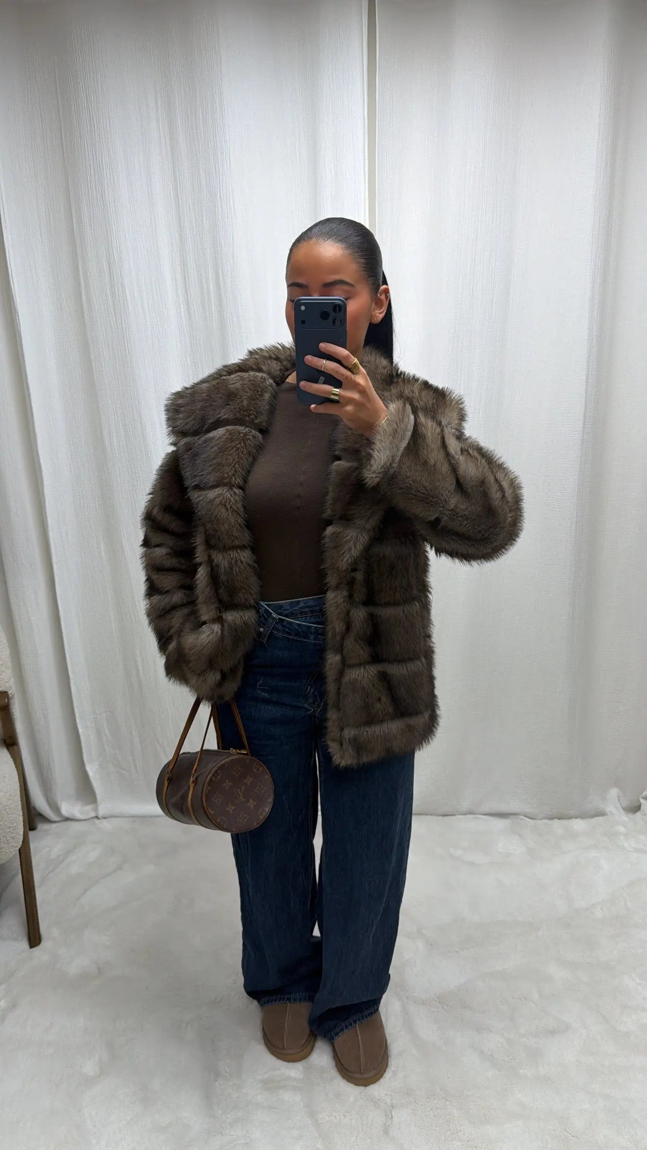 Manteau en Fausse Fourrure Vegan MissChadou