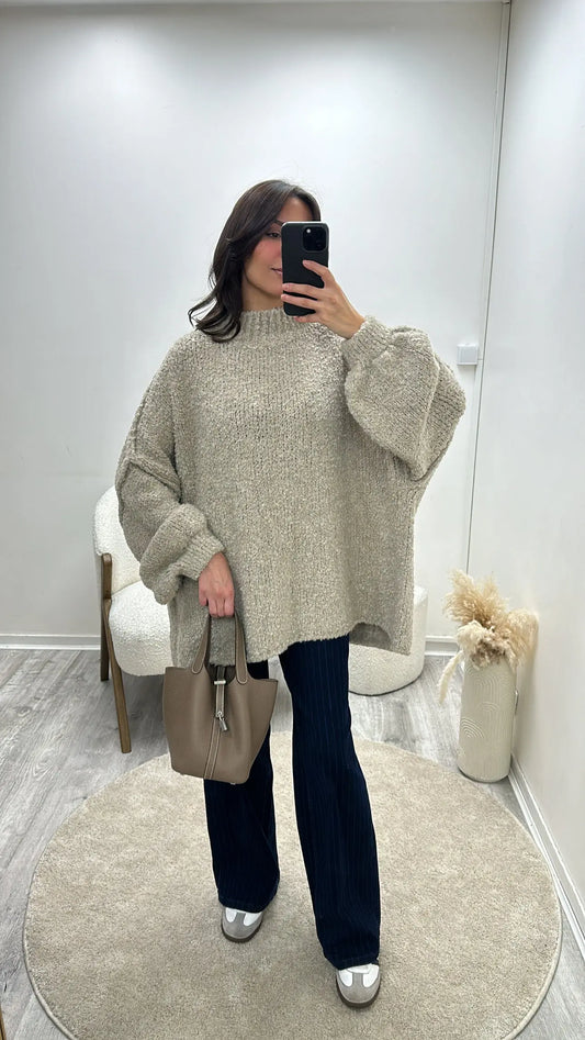 Pull Laine Oversize Camilia MissChadou