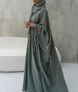 Isra Sea Green 3-Piece Kimono – 100% Silk