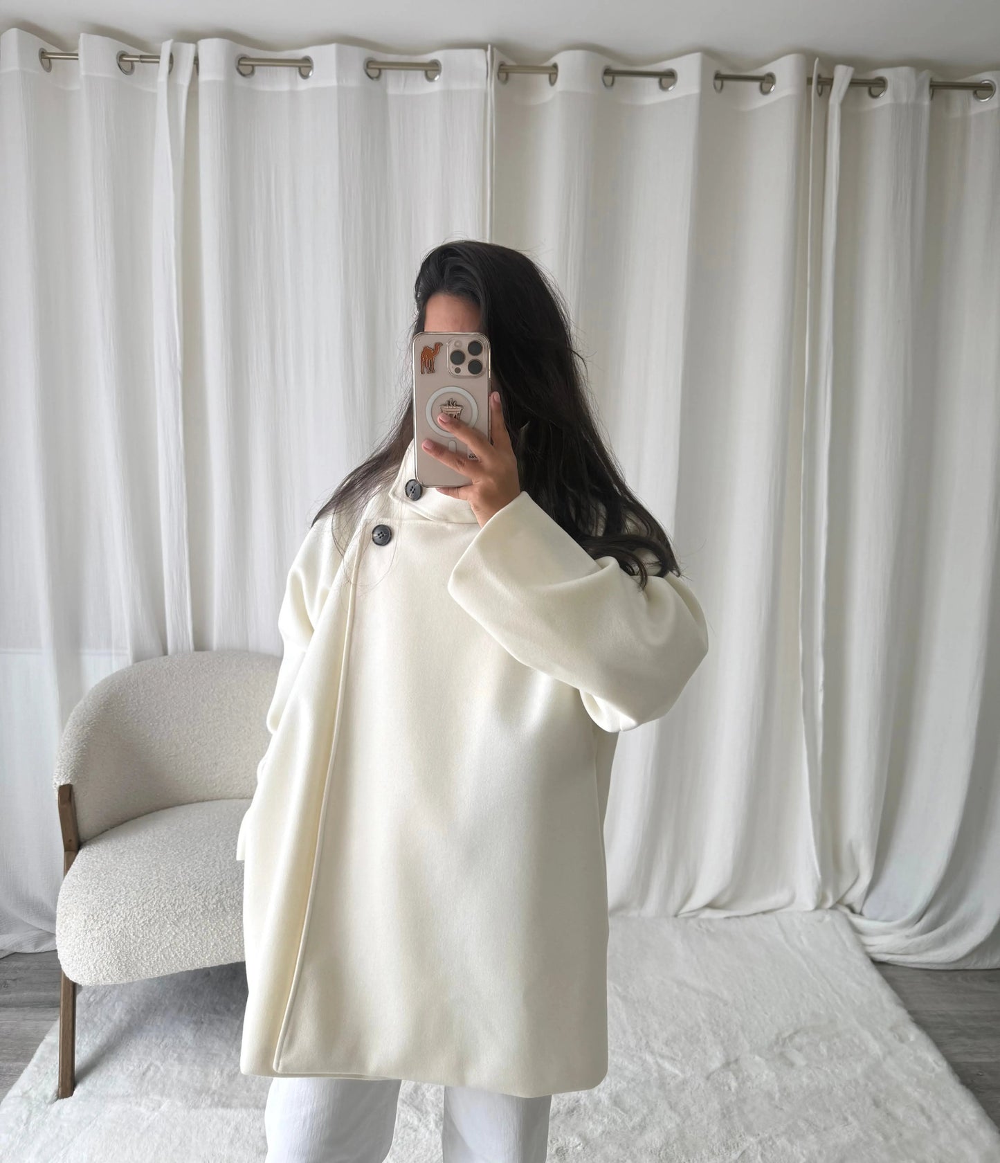 Manteau Cape Court Lyna MissChadou