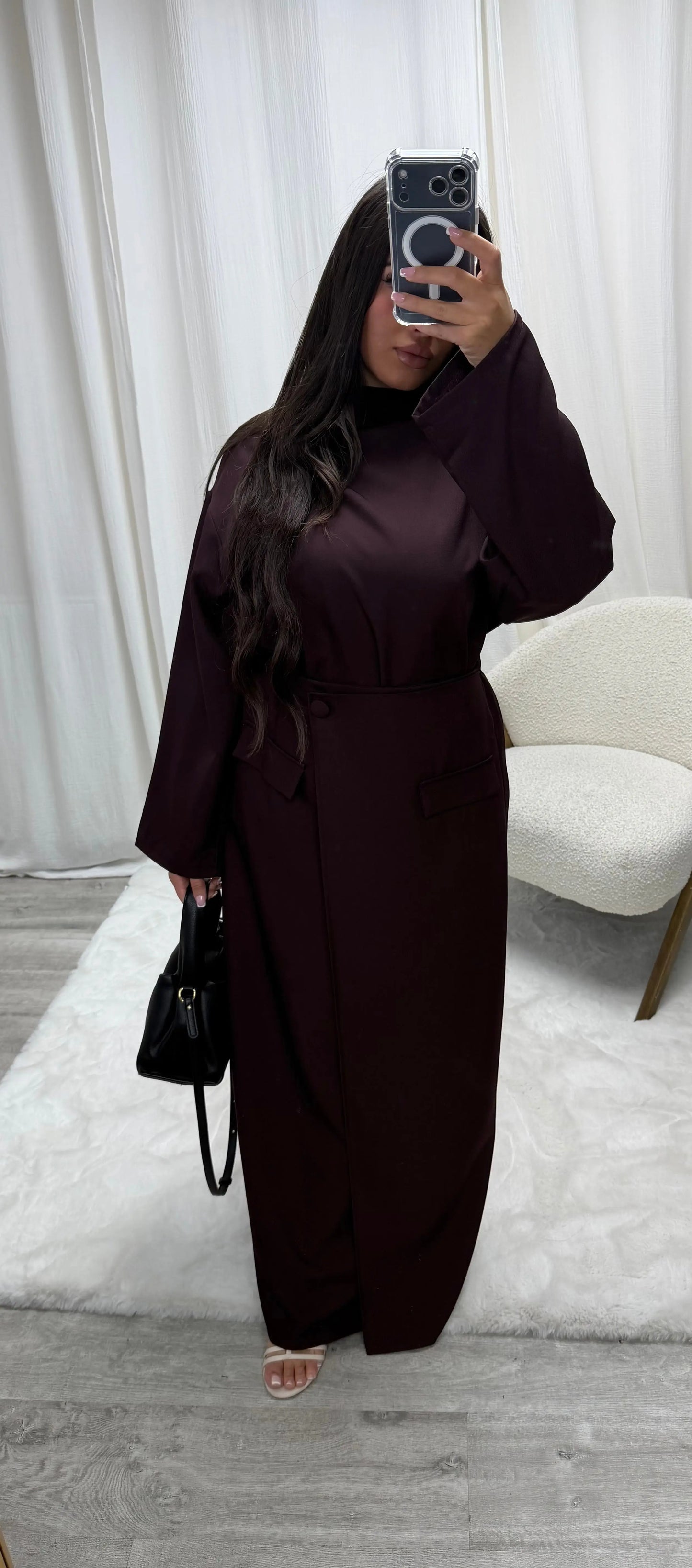 Ensemble Tunique Jupe – Coupe Blazer Élégante Miss Chadou