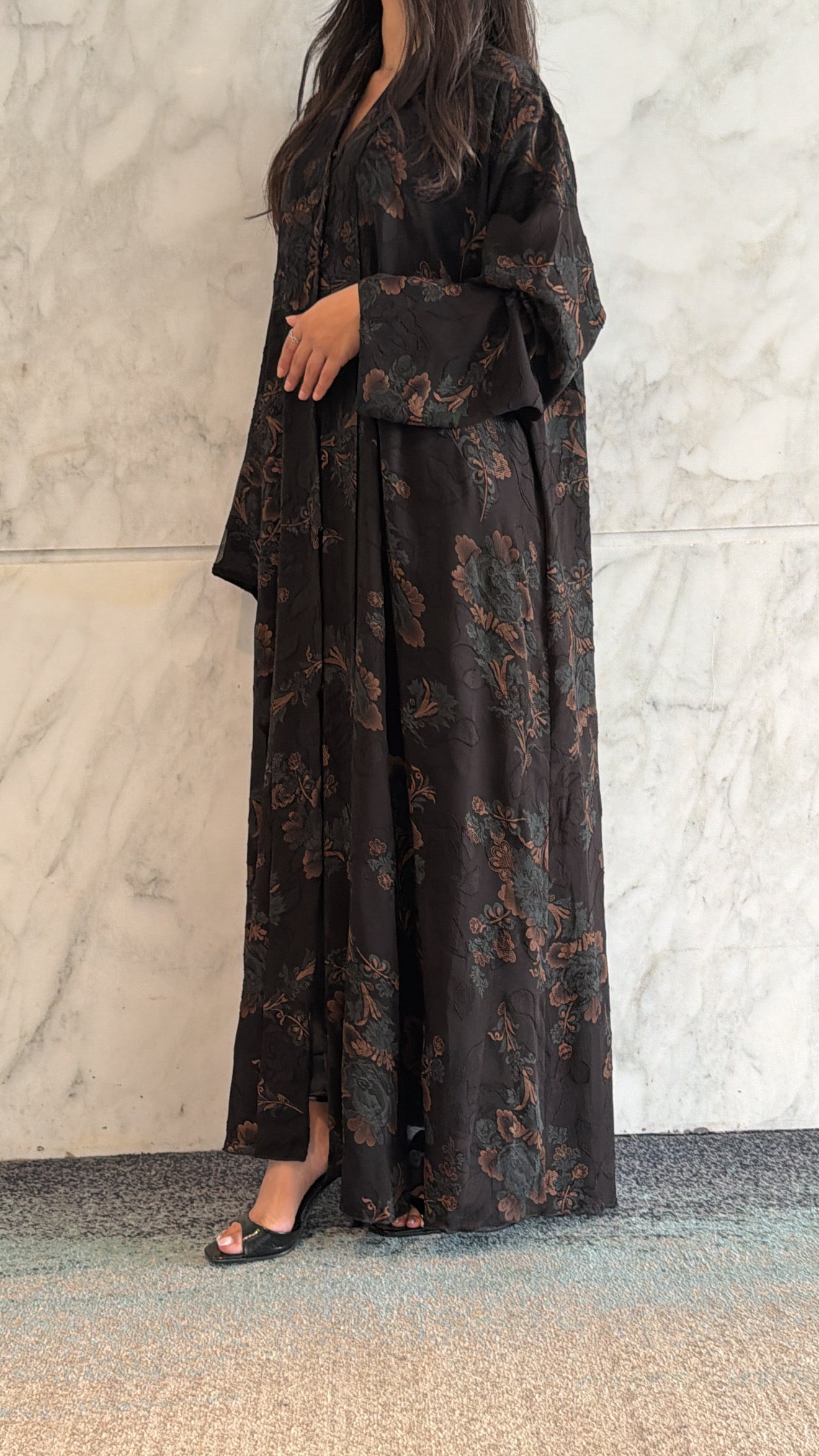 Abaya Dubai Collection Prestige Medinilla Transparente