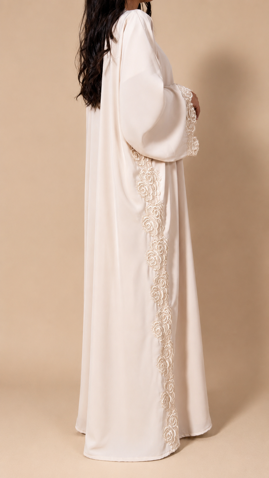 Kimono Sultana Beige – Nidah Coréen Premium