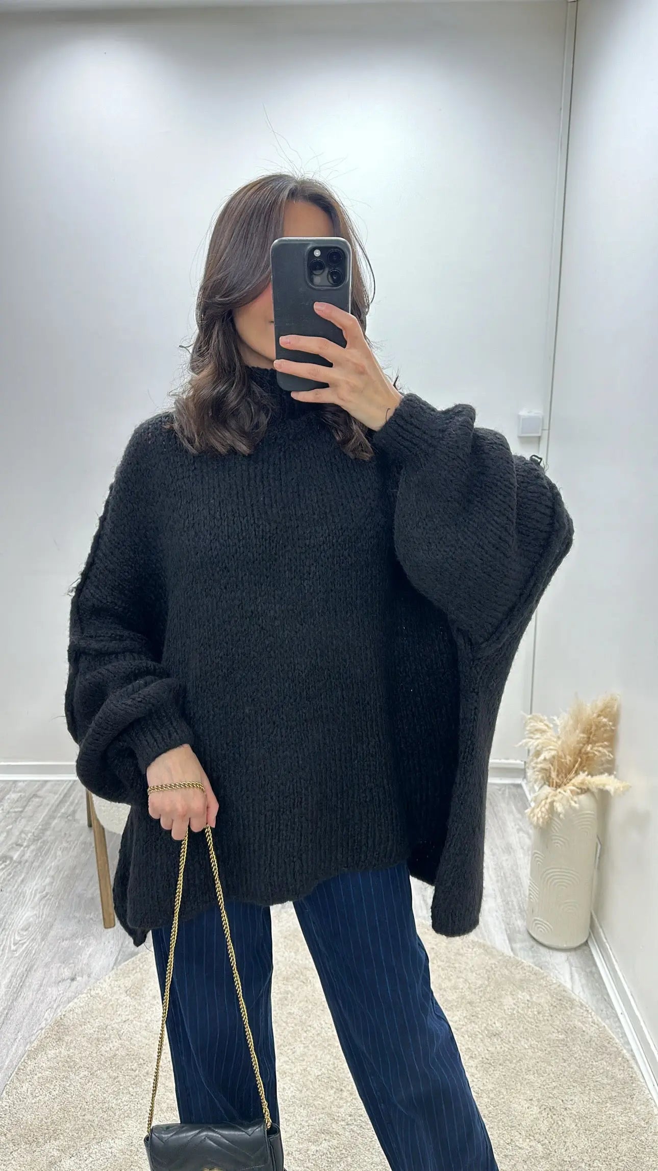 Pull Col Roulé Laine Oversize Aline MissChadou