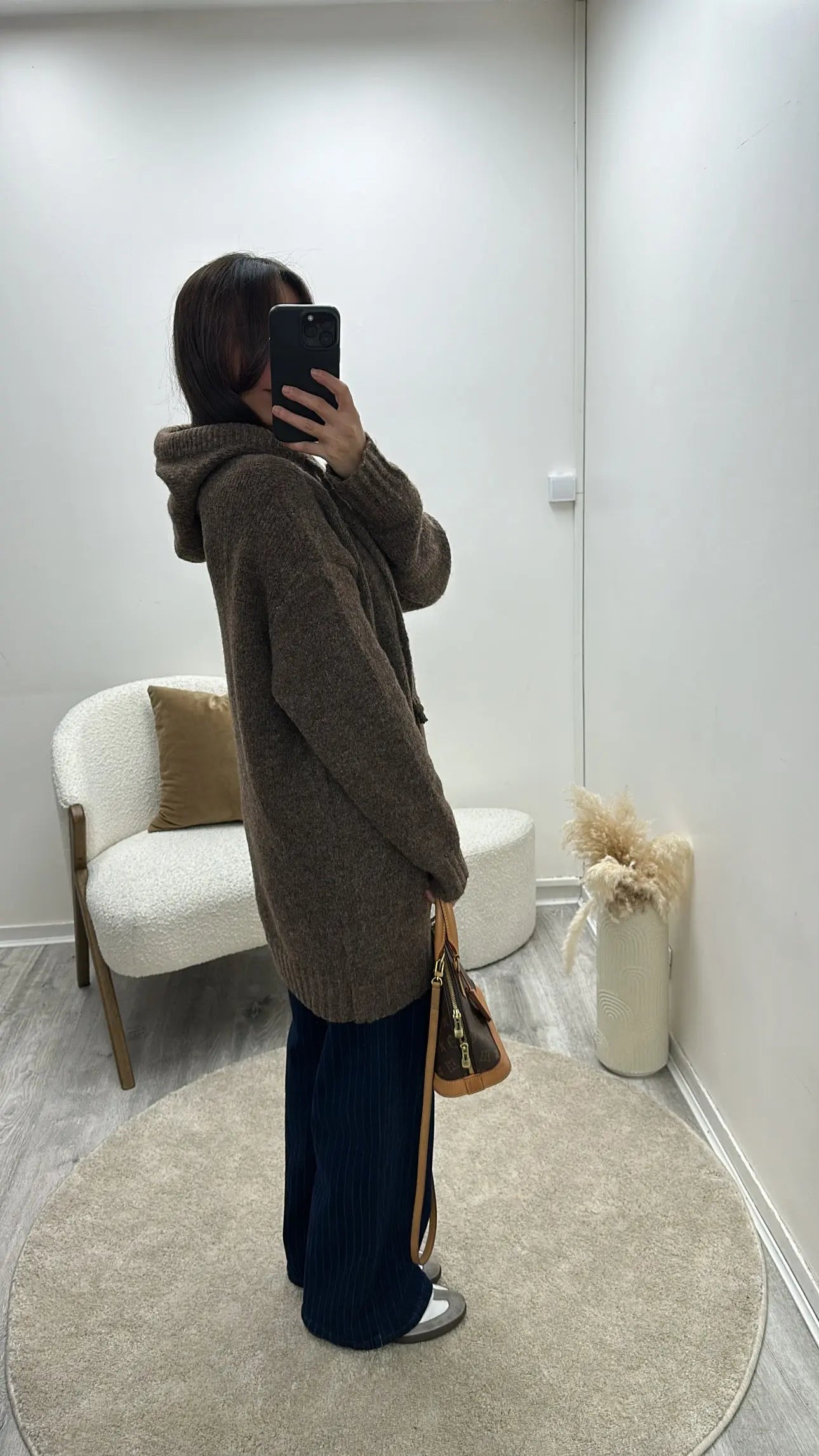 Pull à Capuche Laine Oversize Lala MissChadou