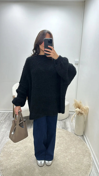 Pull Laine Oversize Camilia MissChadou