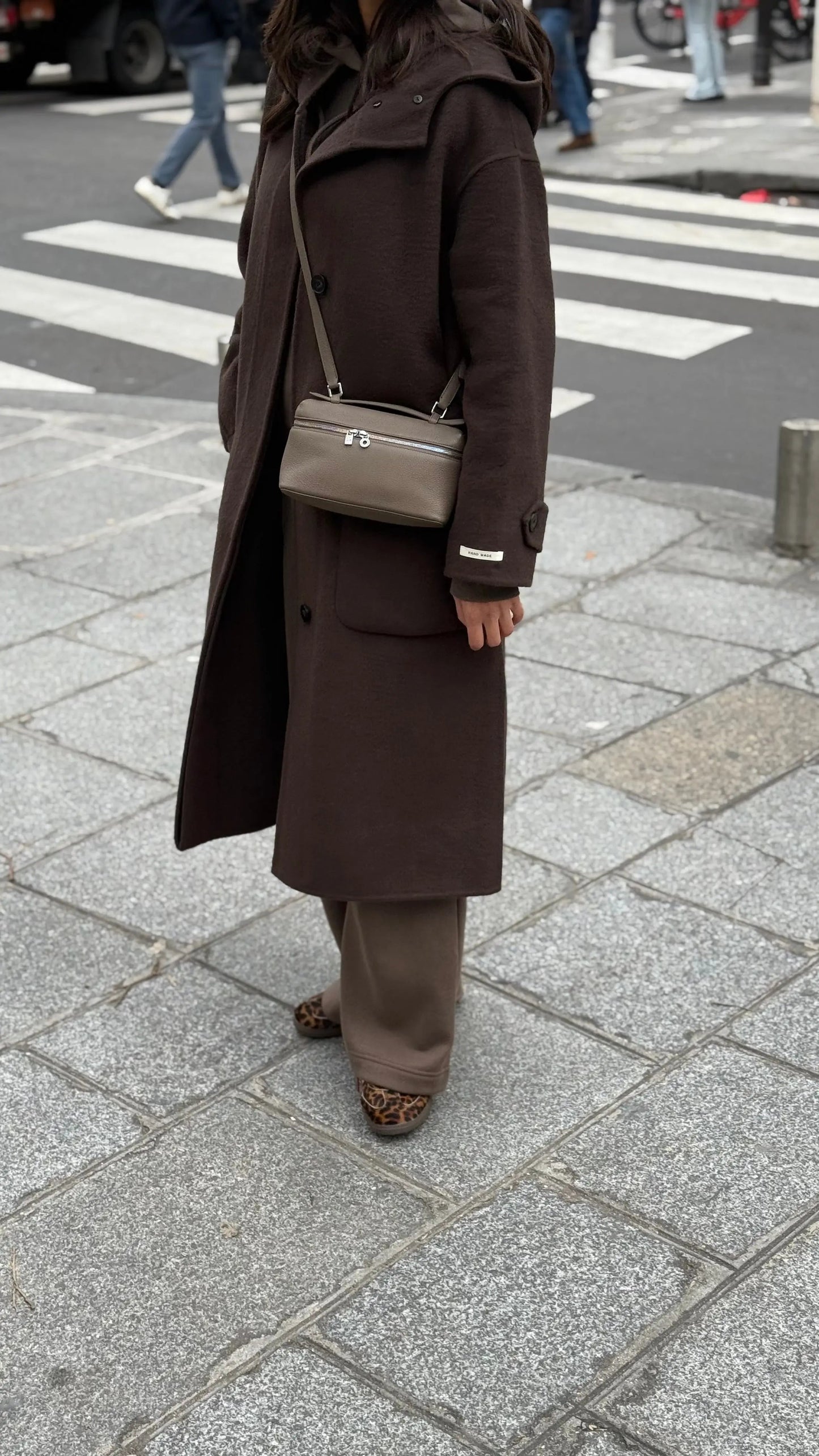 Manteau Choco 100% Laine – Fait main MissChadou