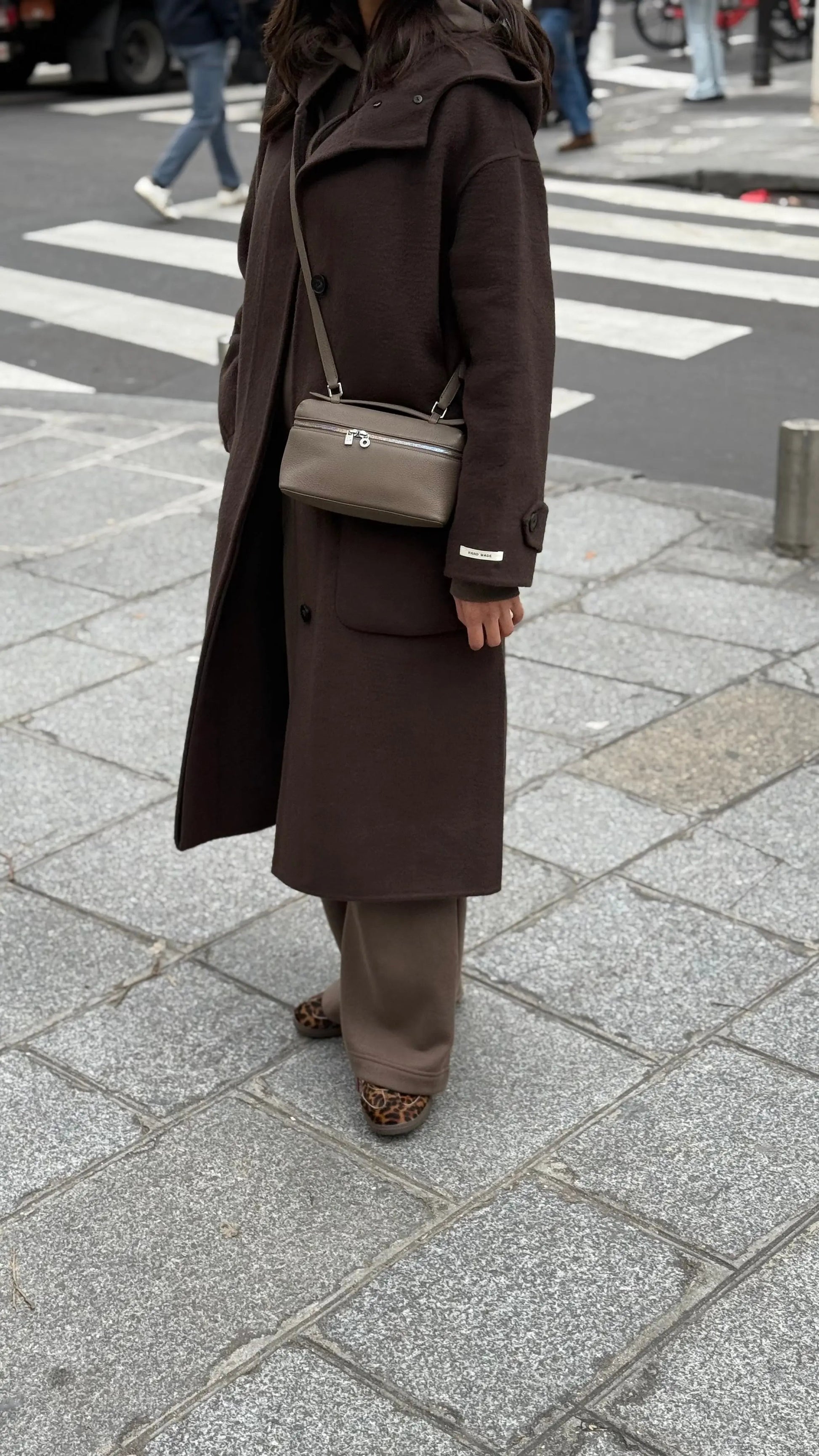 Manteau Choco 100% Laine – Fait main MissChadou