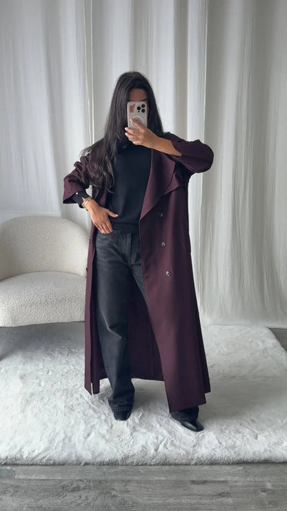 Trench Long Fluide Oversize Esma MissChadou