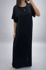 Black Slip Dress – Premium Korean Nidah