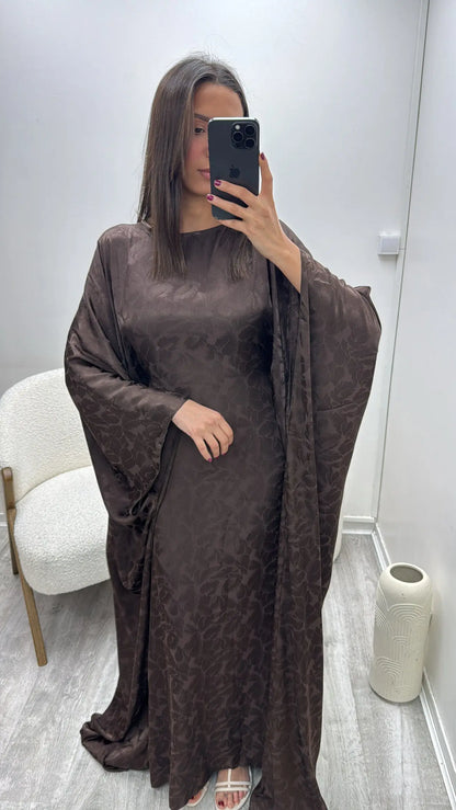 Abaya à manches chauves-souris racha Miss Chadou