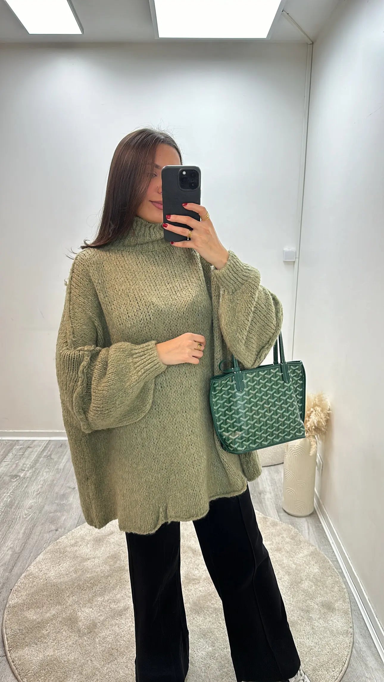 Pull Col Roulé Laine Oversize Aline MissChadou