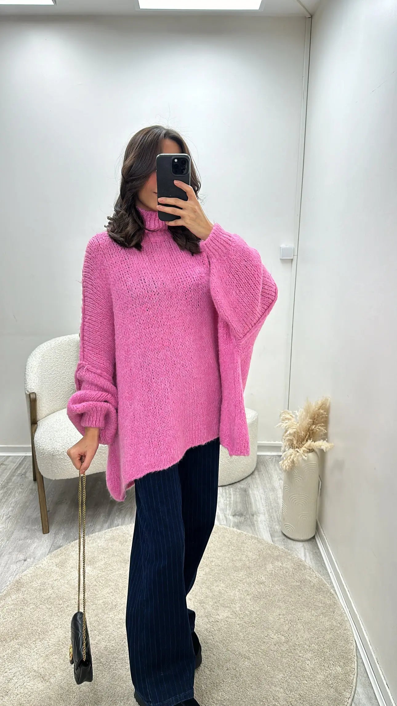 Pull Col Roulé Laine Oversize Aline MissChadou