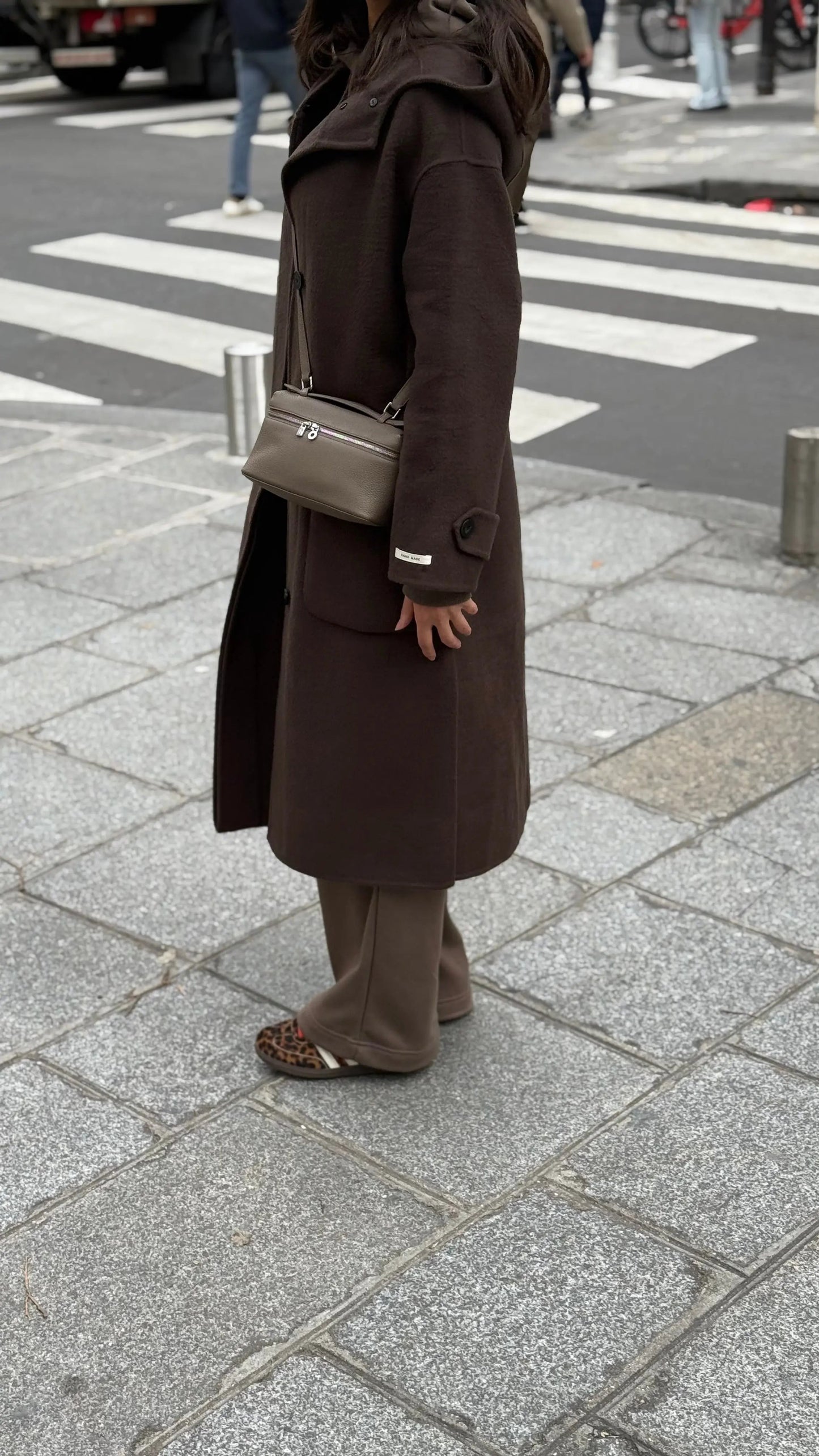 Manteau Choco 100% Laine – Fait main MissChadou