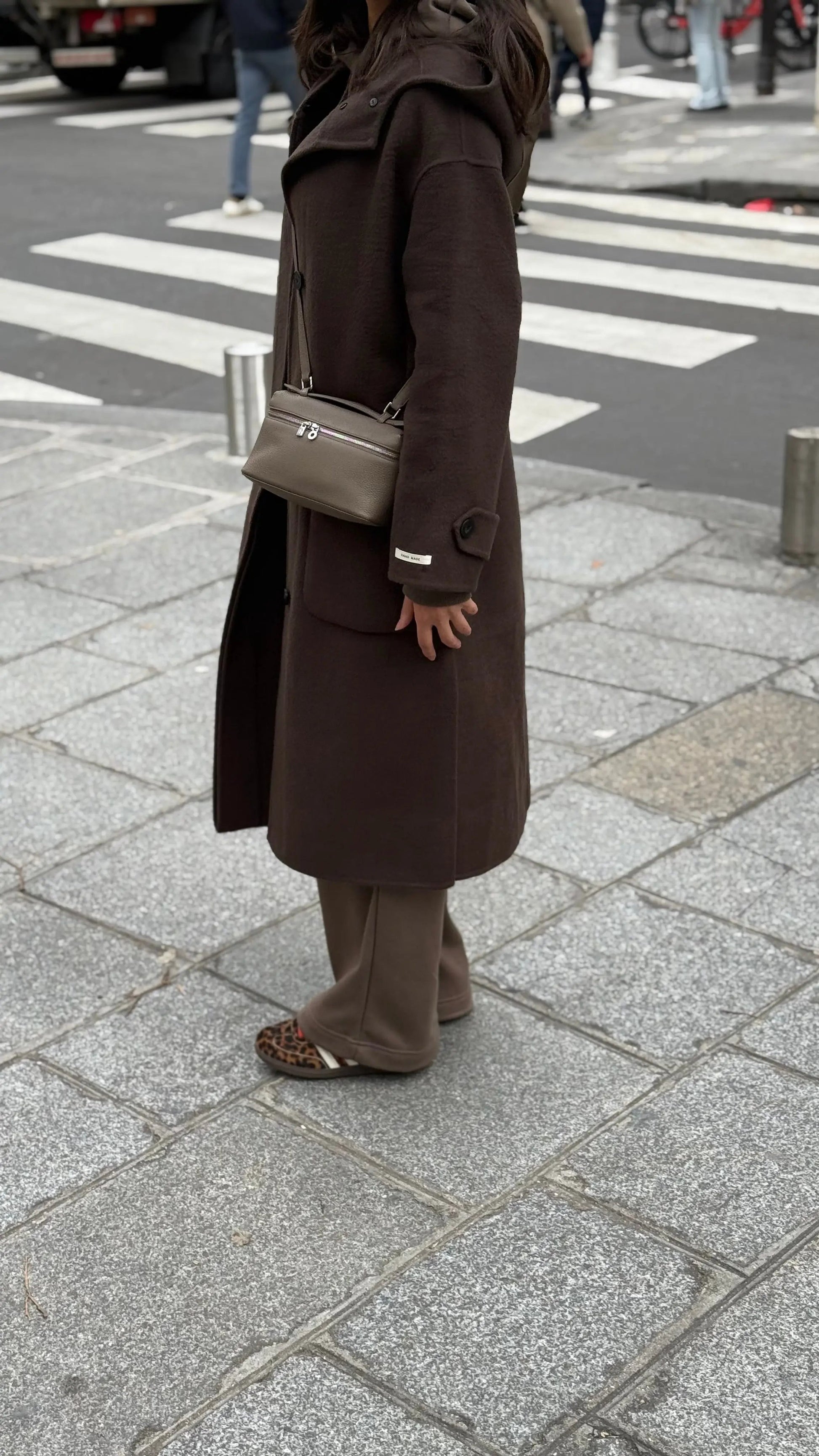 Manteau Choco 100% Laine – Fait main MissChadou