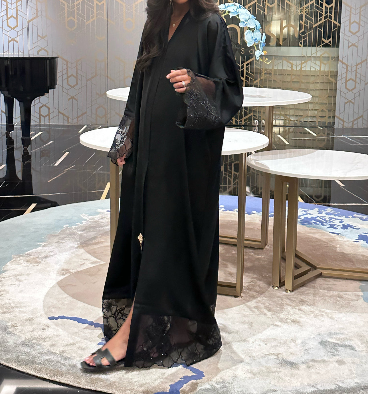 Abaya Dubai Brodée Nafisa