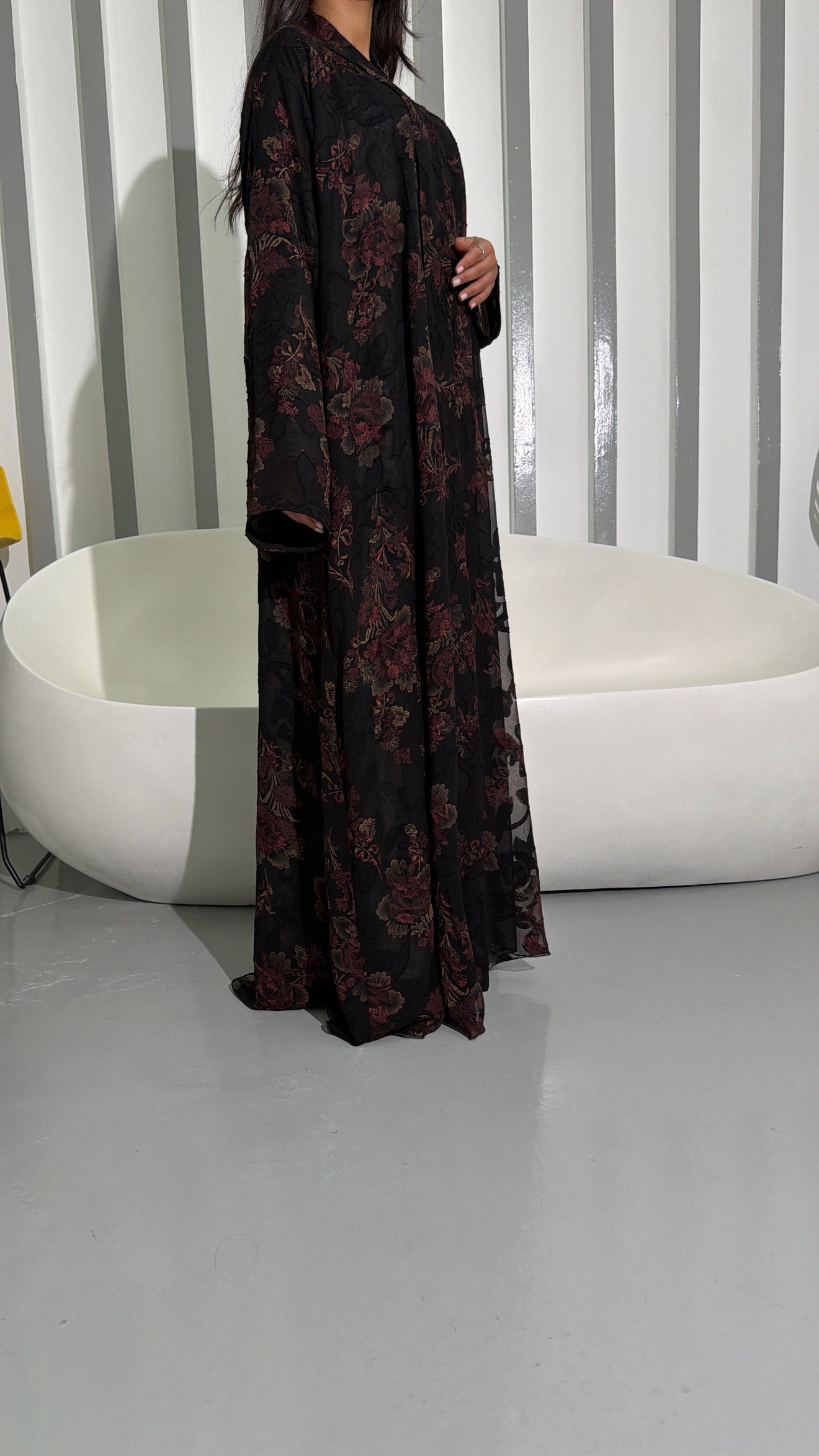 Abaya Dubai Collection Prestige Medinilla Transparente