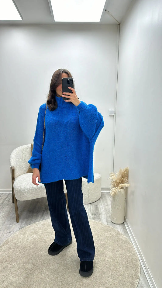 Pull Col Roulé Laine Oversize Aline MissChadou