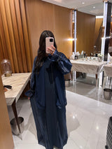 Kimono Layla Midnight Blue 3 Pieces – Premium Organza