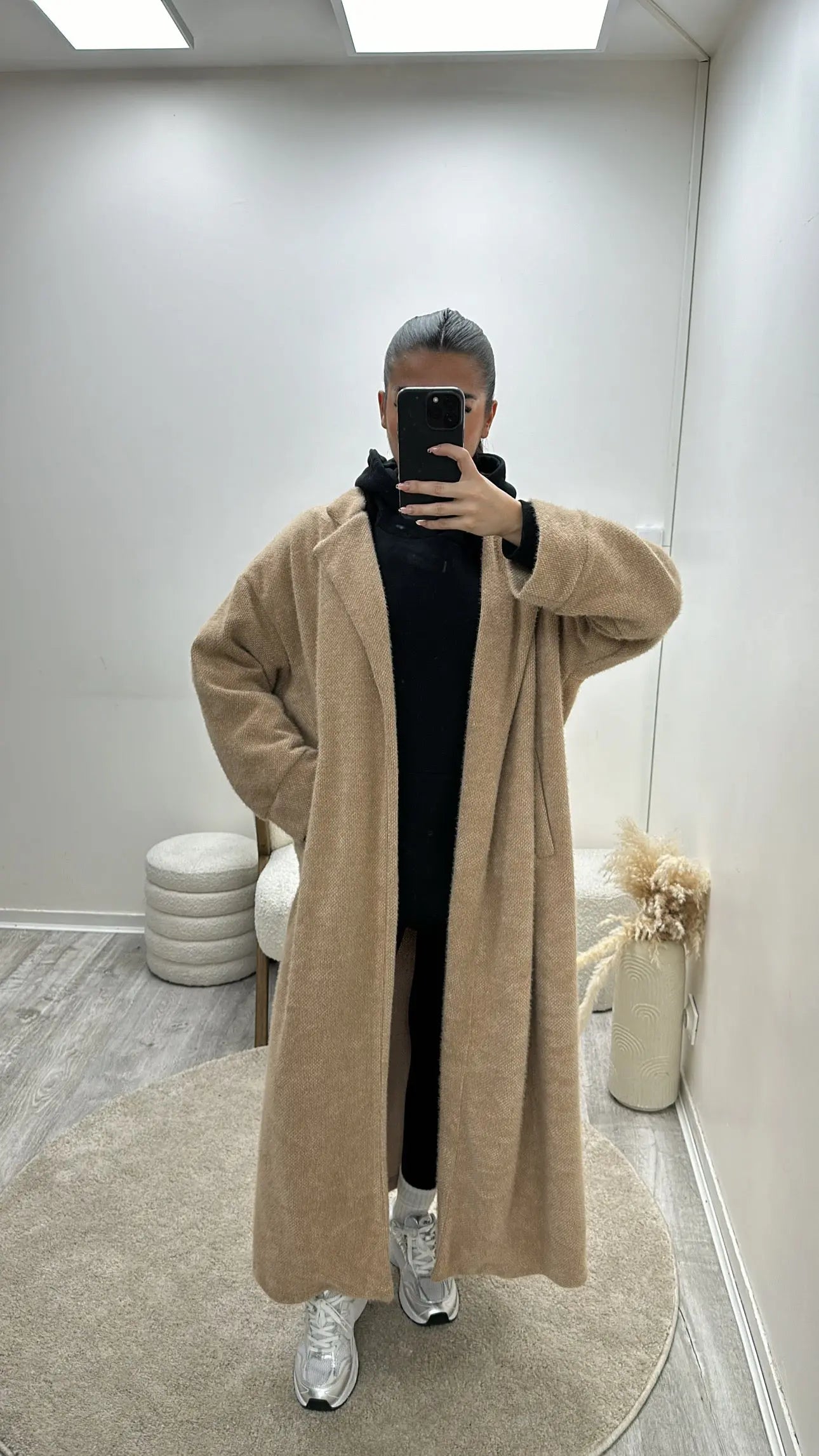 Manteau Long Oversize Camel MissChadou