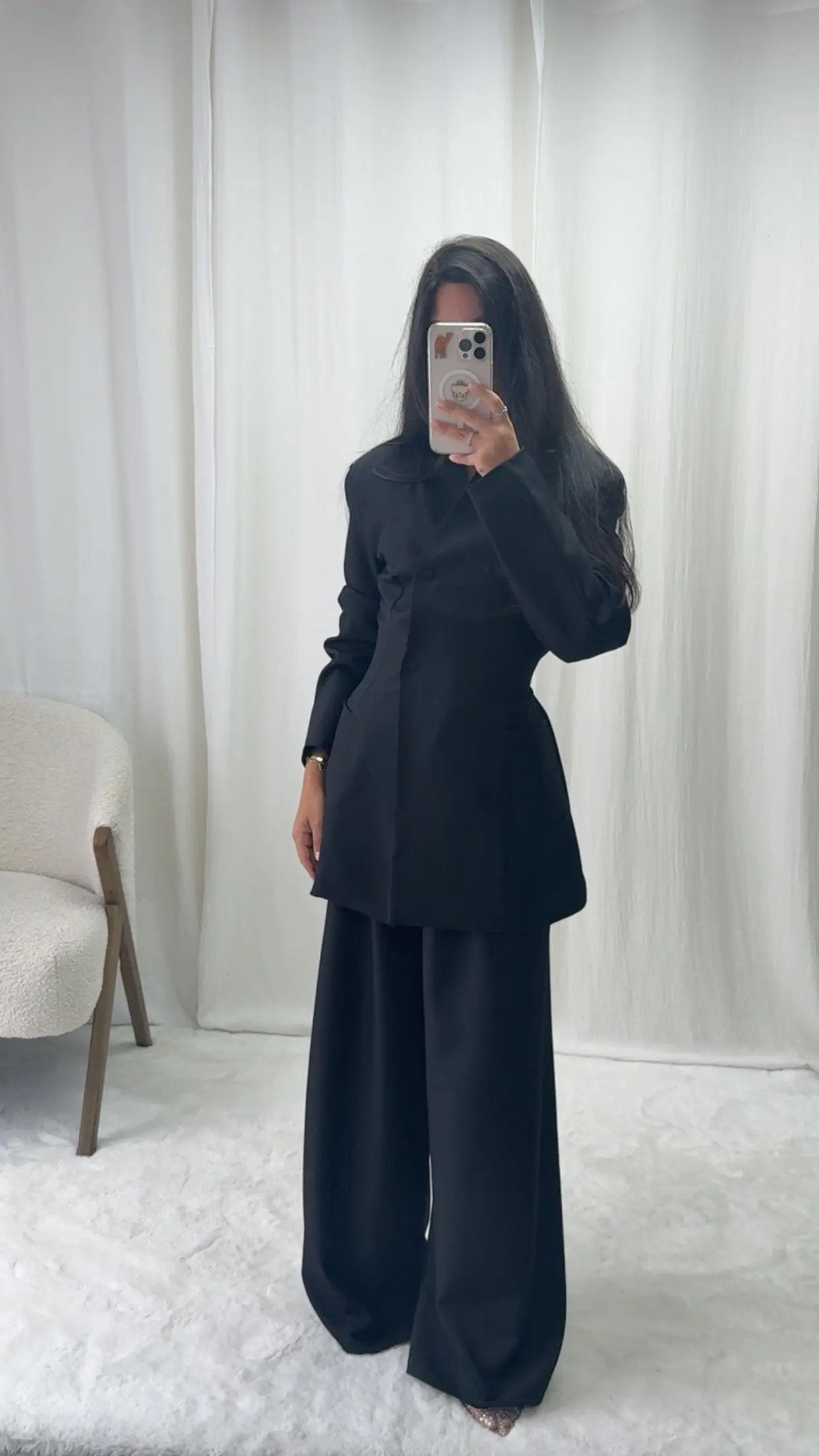 Blazer Ceintré - Pantalon Fluide MissChadou