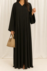 Abaya Dubai Nimat Black – Premium Korean Silk
