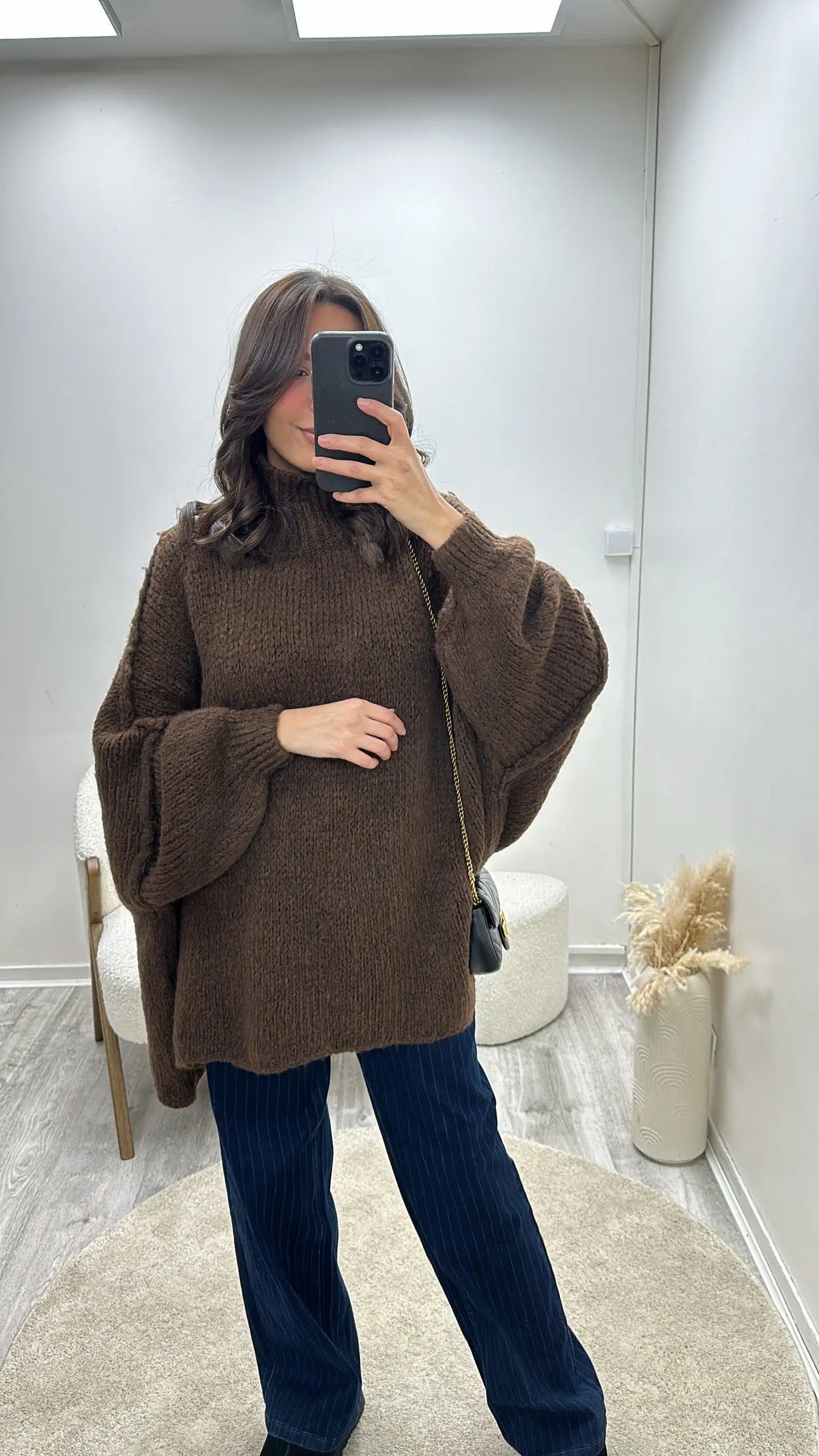 Pull Col Roulé Laine Oversize Aline MissChadou