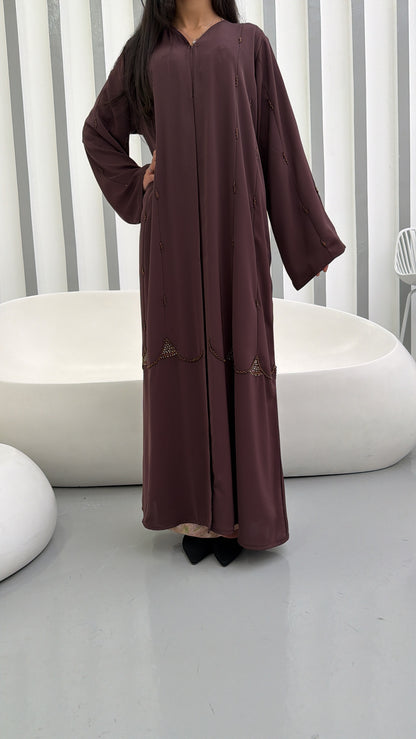 Abaya Dubai Al Jafiliya Marron