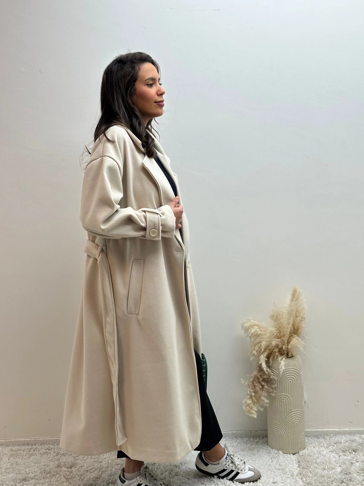 Manteau Oversize Jinna Beige