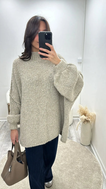 Pull Laine Oversize Camilia MissChadou