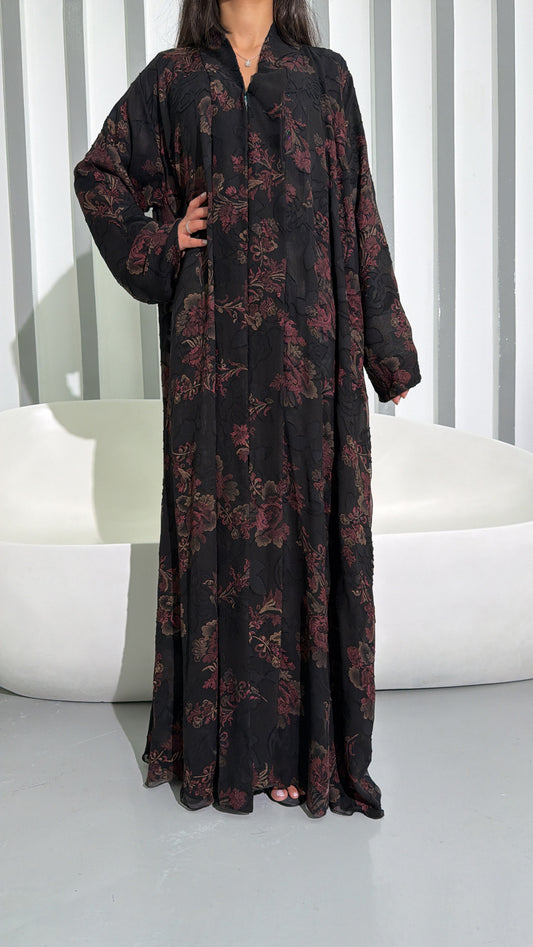 Abaya Dubai Collection Prestige Medinilla Transparente