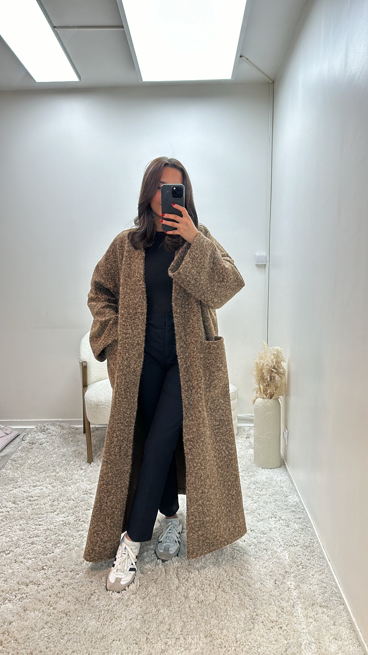 Manteau Oversize Marron Sara