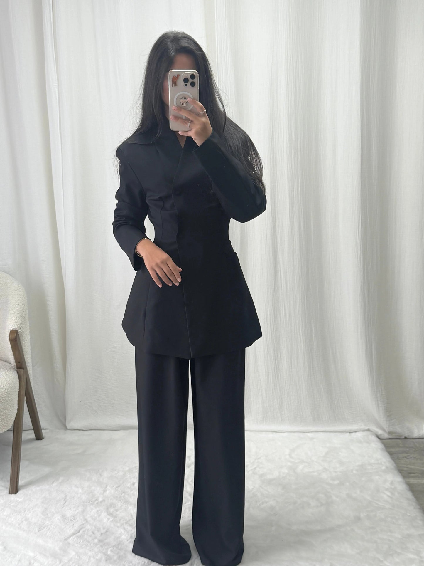 Blazer Ceintré - Pantalon Fluide MissChadou