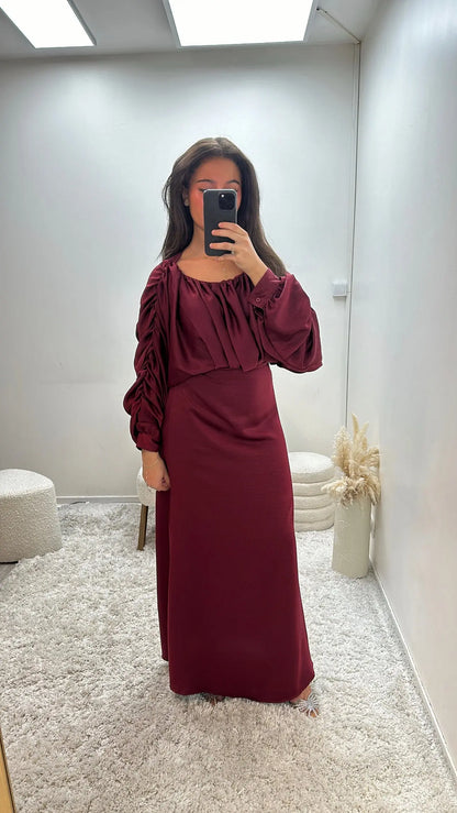 Robe de soirée en satin Jasmine