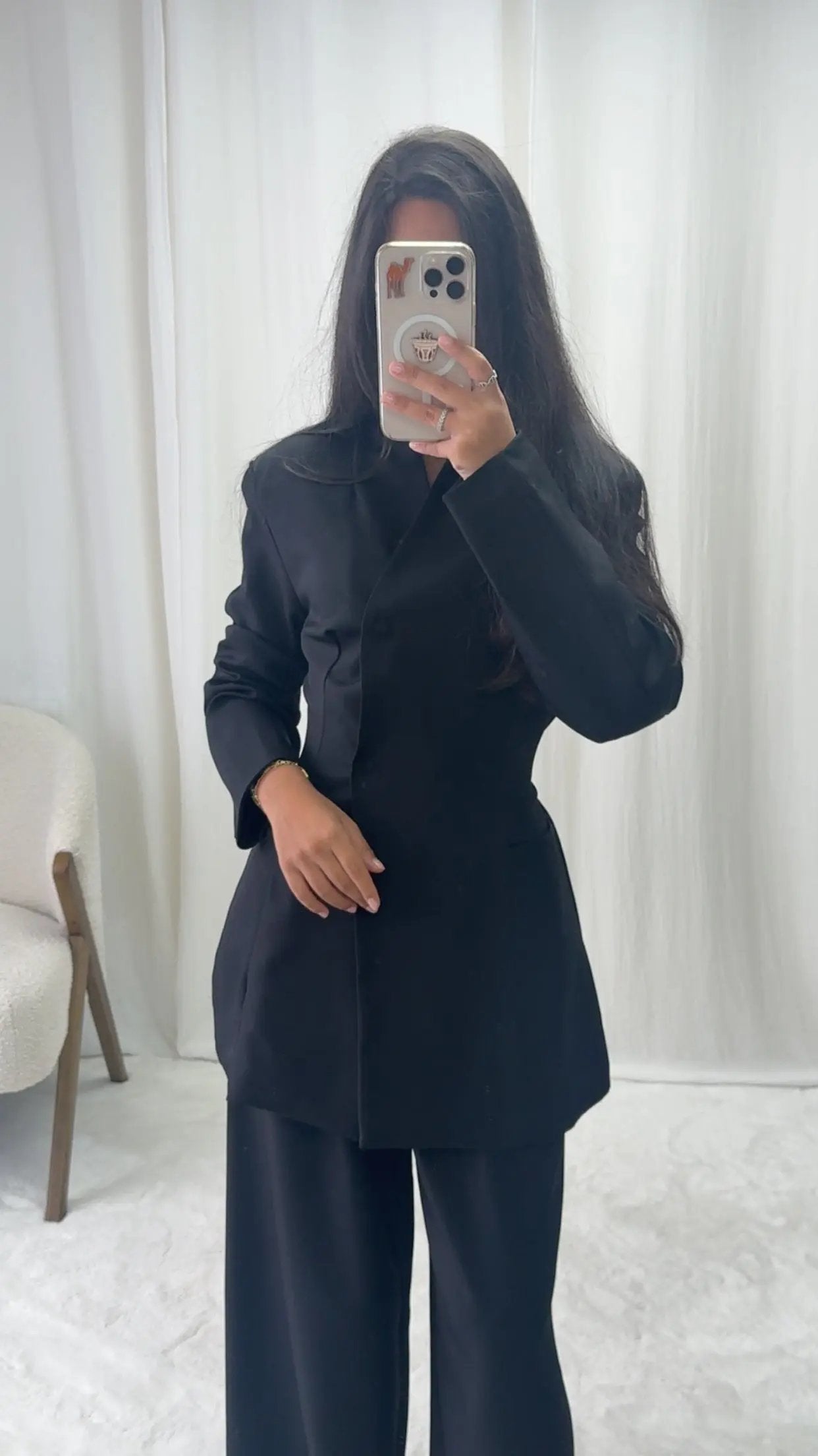 Blazer Ceintré - Pantalon Fluide MissChadou