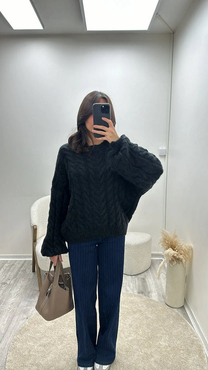 Pull Laine Oversize Margot MissChadou